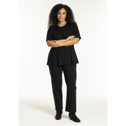 Bella Bluse Sort/Bordeaux