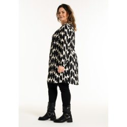 Nora Tunika Sort/offwhite