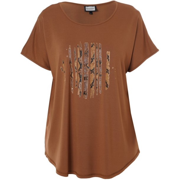 Gitte T-Shirt Cognac