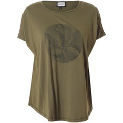 Gitte T-Shirt Army m.print