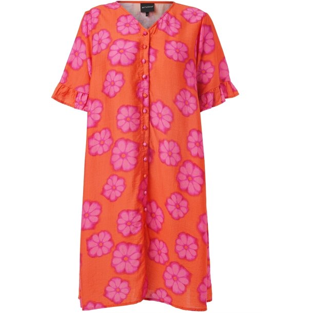 Ada Kjole Orange/Pink