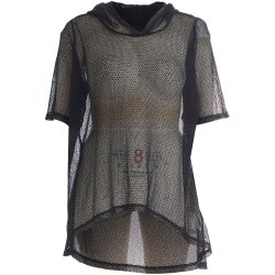 Mira Net Bluse Black
