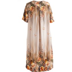 Cosima Kjole Sand/Flowers