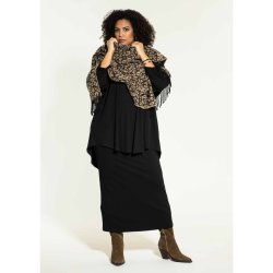 Fanni Rib Nederdel Sort