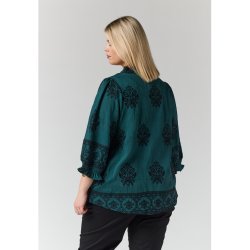 Feodora Bluse Petrol