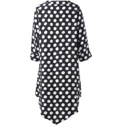 Juline Kjole Sort/hvid