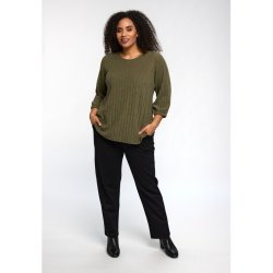 Ilana Strik Bluse Sort