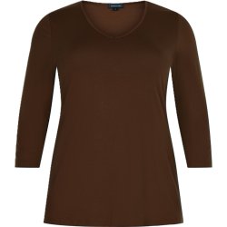 Sandgaard Basic Bluse Brun