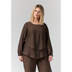 Anine Bluse Brun