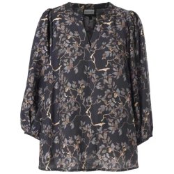 Vilde Bluse Sort Print