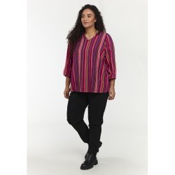 Emmy Bluse Pink Strib