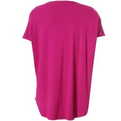 Gitte T-Shirt Raspberry m.print