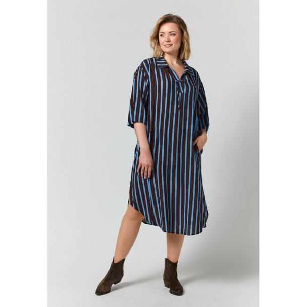 Linea Kjole brun/Bl�
