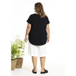 Gitte T-Shirt Sort m.print
