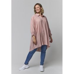 Gerda Oversize Tunika Rose/brun