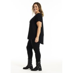 Gitte T-Shirt Sort m.print