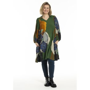 Camilla Kjole Grn Print