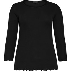Sandgaard Rib Bluse Sort