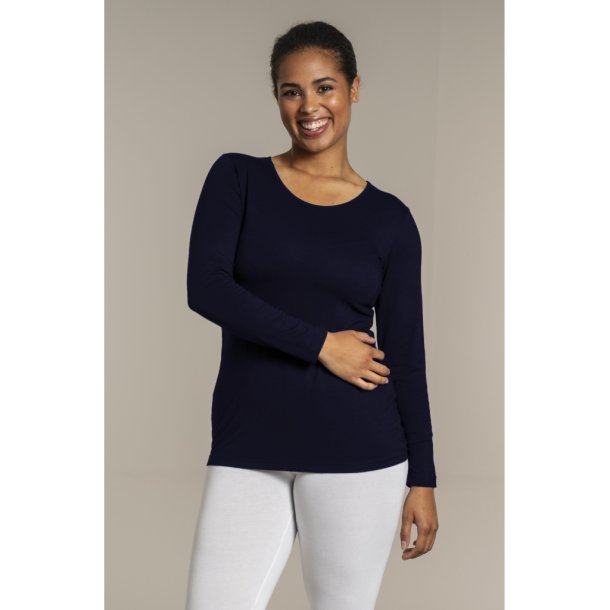 Basic Bluse Navy L/