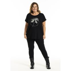 Gitte T-Shirt Sort m.print