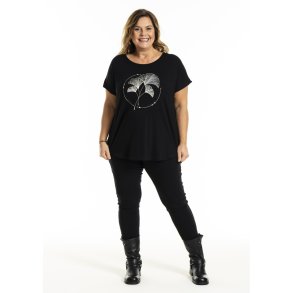 Gitte T-Shirt Sort m.print
