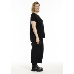 Gitte T-Shirt Sort m.print