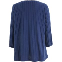 Ilana Strik Bluse Navy