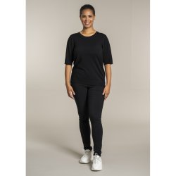 Helsinki Strik Bluse Sort