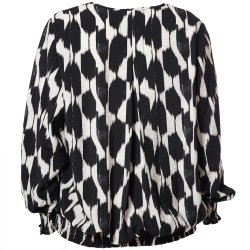 Mirabelle Bluse Sort/Offwhite