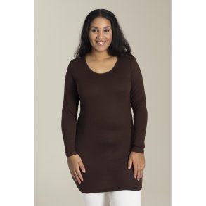 Sandgaard Lang Bluse Brun