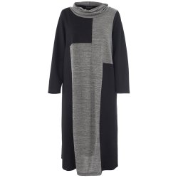 Flora Kjole Sort/Gr�