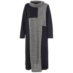 Flora Kjole Sort/Gr�