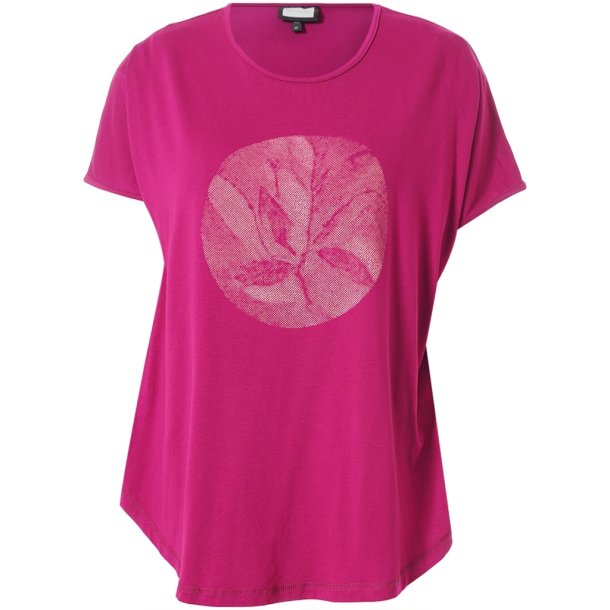 Gitte T-Shirt Raspberry m.print