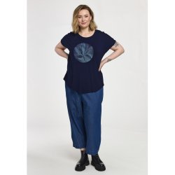 Gitte T-Shirt Navy m.print
