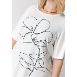 Bella Bluse Hvid/Sort