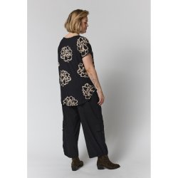 Gitte T-Shirt Sort m.print