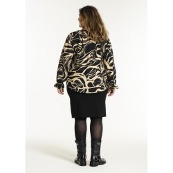 Sophia Bluse Sort/latte