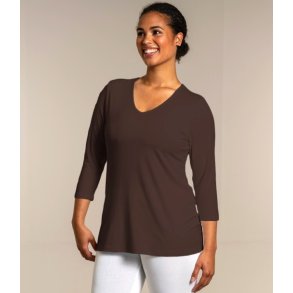 Sandgaard Basic Bluse Brun