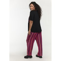 Bella Bluse Sort/pink