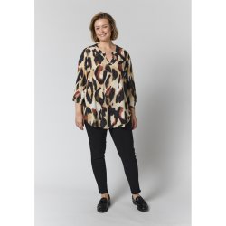Valde Bluse Sand Print