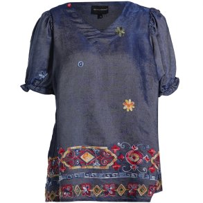 Karline Bluse Denim Bl�