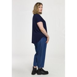 Gitte T-Shirt Navy m.print
