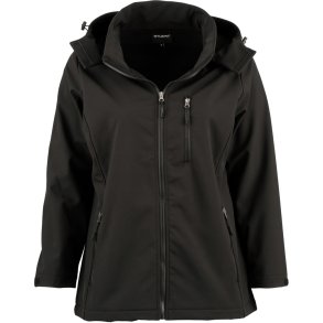 Kort Softshell Jakke Sort