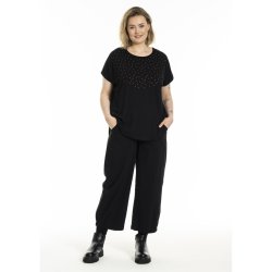 Gitte T-Shirt Sort m.print