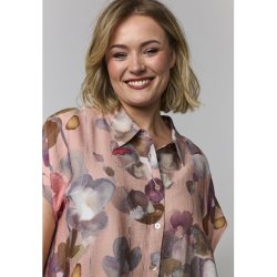 Kaisa Skjorte Rose Flower