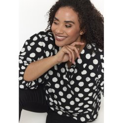 Tiff Bluse Sort/hvid