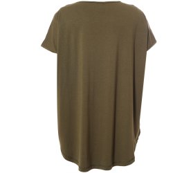 Gitte T-Shirt Olive m.print