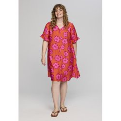 Ada Kjole Orange/Pink