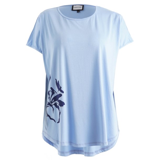 Gitte T-Shirt Lys Bl�