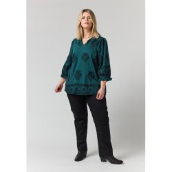Feodora Bluse Petrol